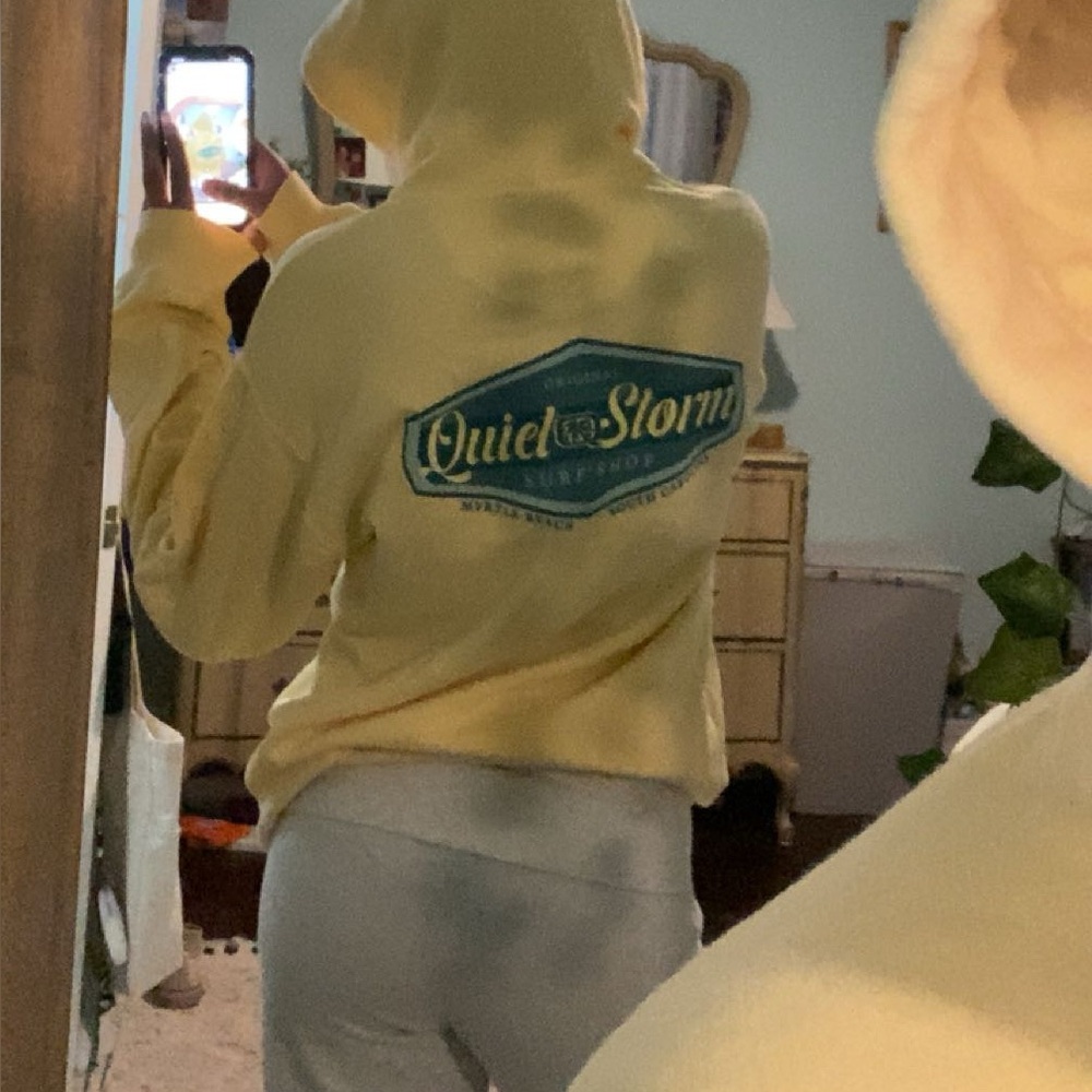 Yellow Quiet Storm Hoodie
